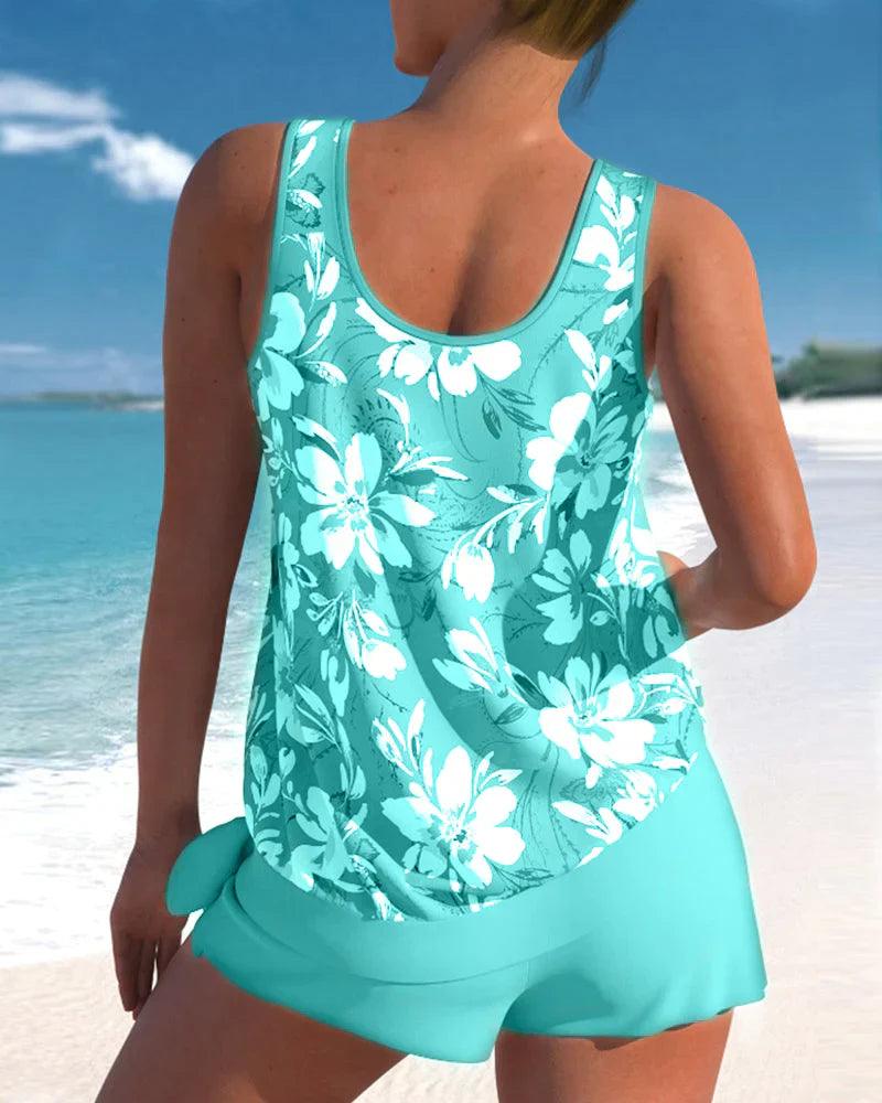 Ladies' Halter Neck Swimwear 2 Piece Bikini Set
