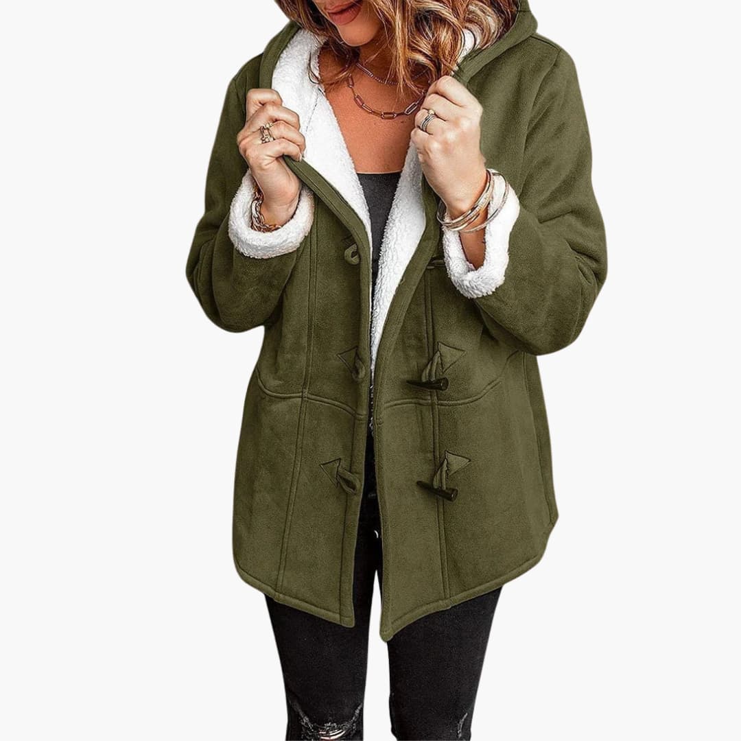 Ladies Waterproof Hooded Parka Jacket