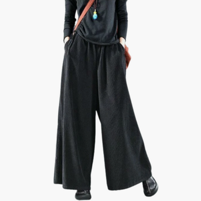 Ladies Classic Straight Leg Corduroy Pants