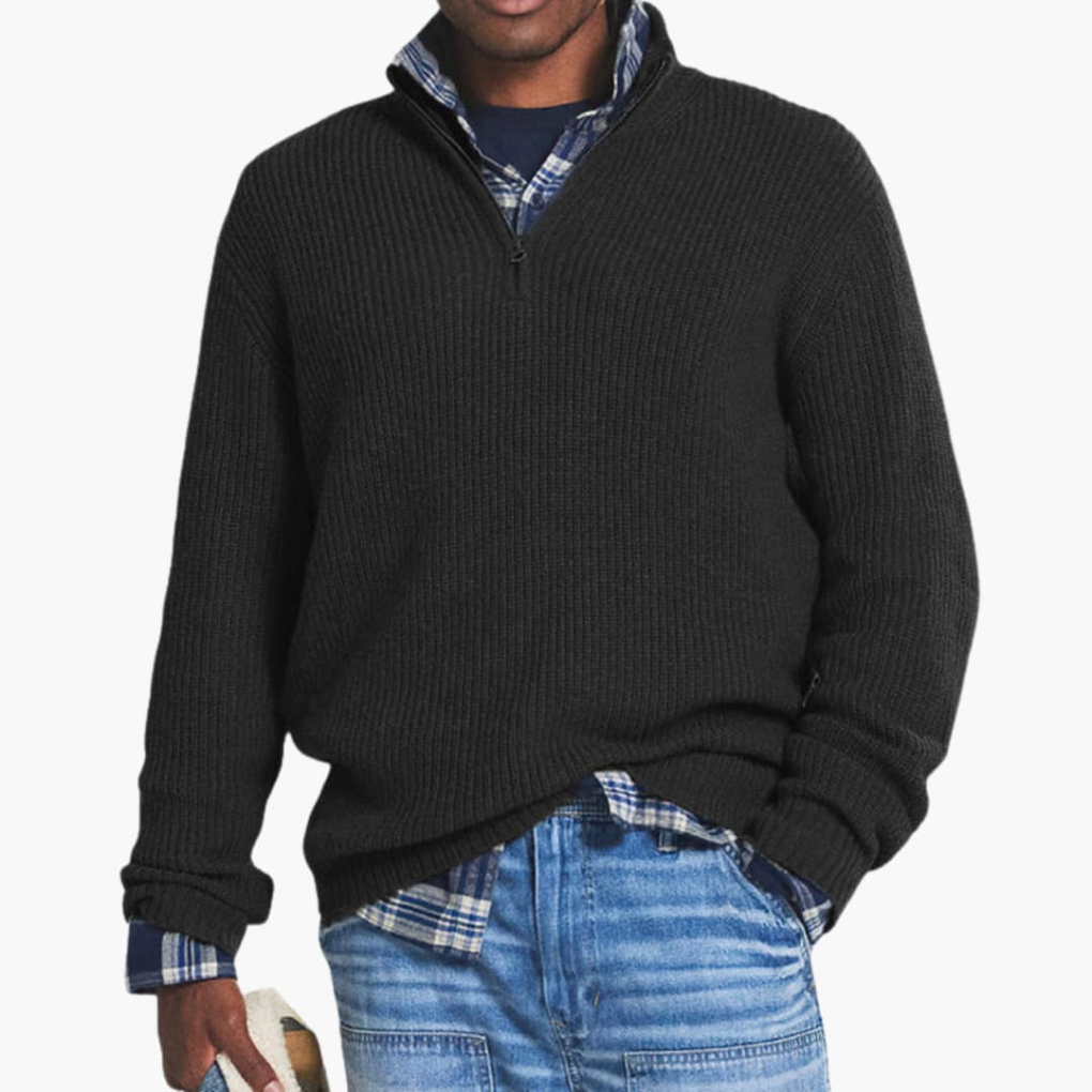 Men's Thick Crew Neck Sweater