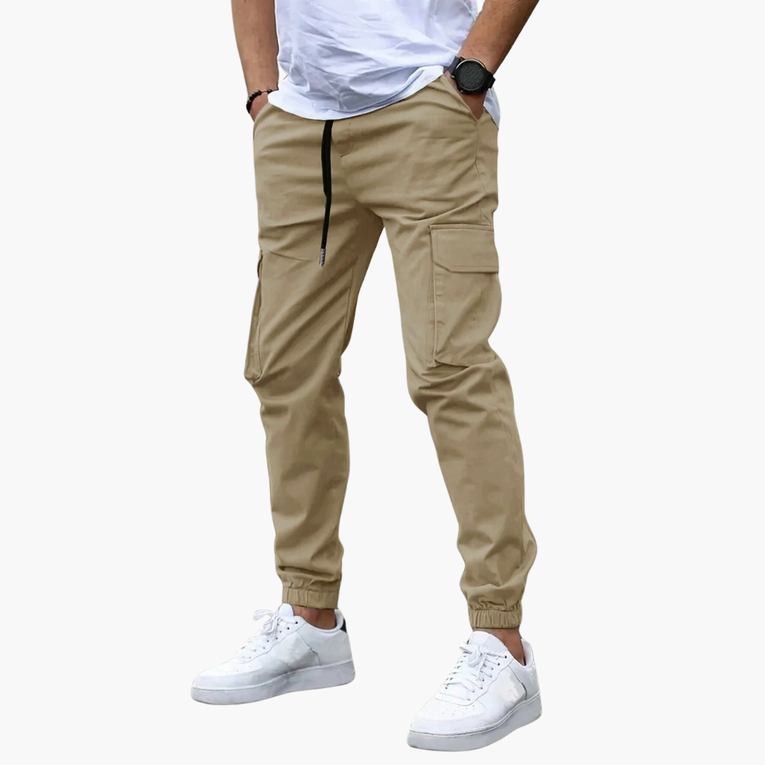 Comfy Men's Cargo Joggers with Pockets