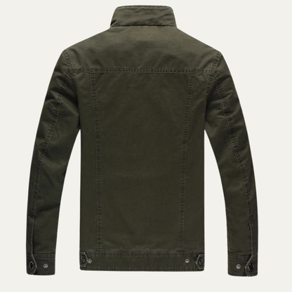 Rugged Men's Tactical Cargo Field Jacket