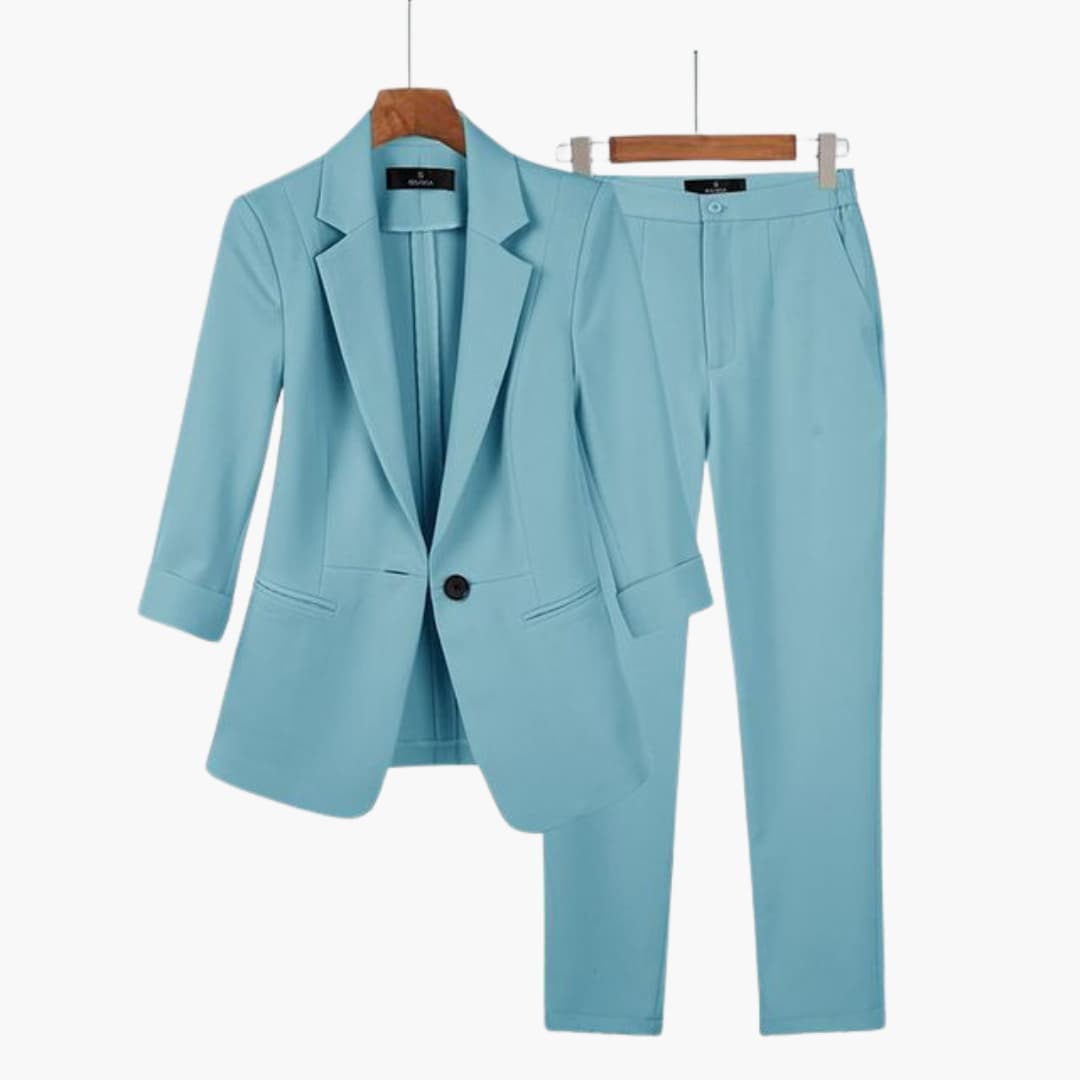 Ladies Business Jacket and Pants Set