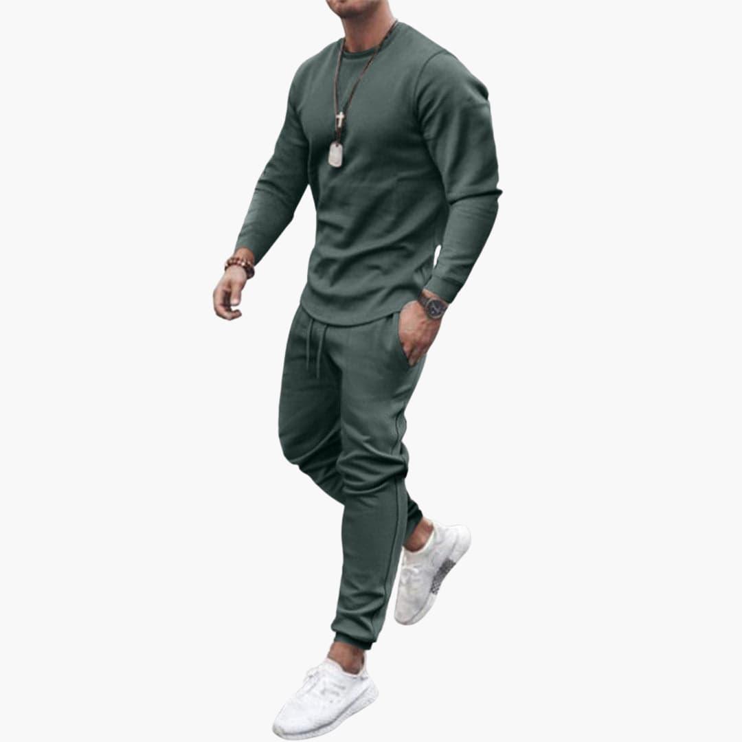 Men's 2 Piece Tracksuit Set Top Pants