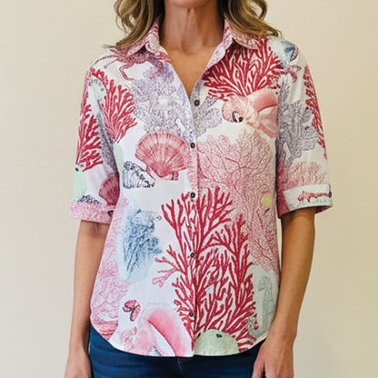 Casual V-Neck Summer Top