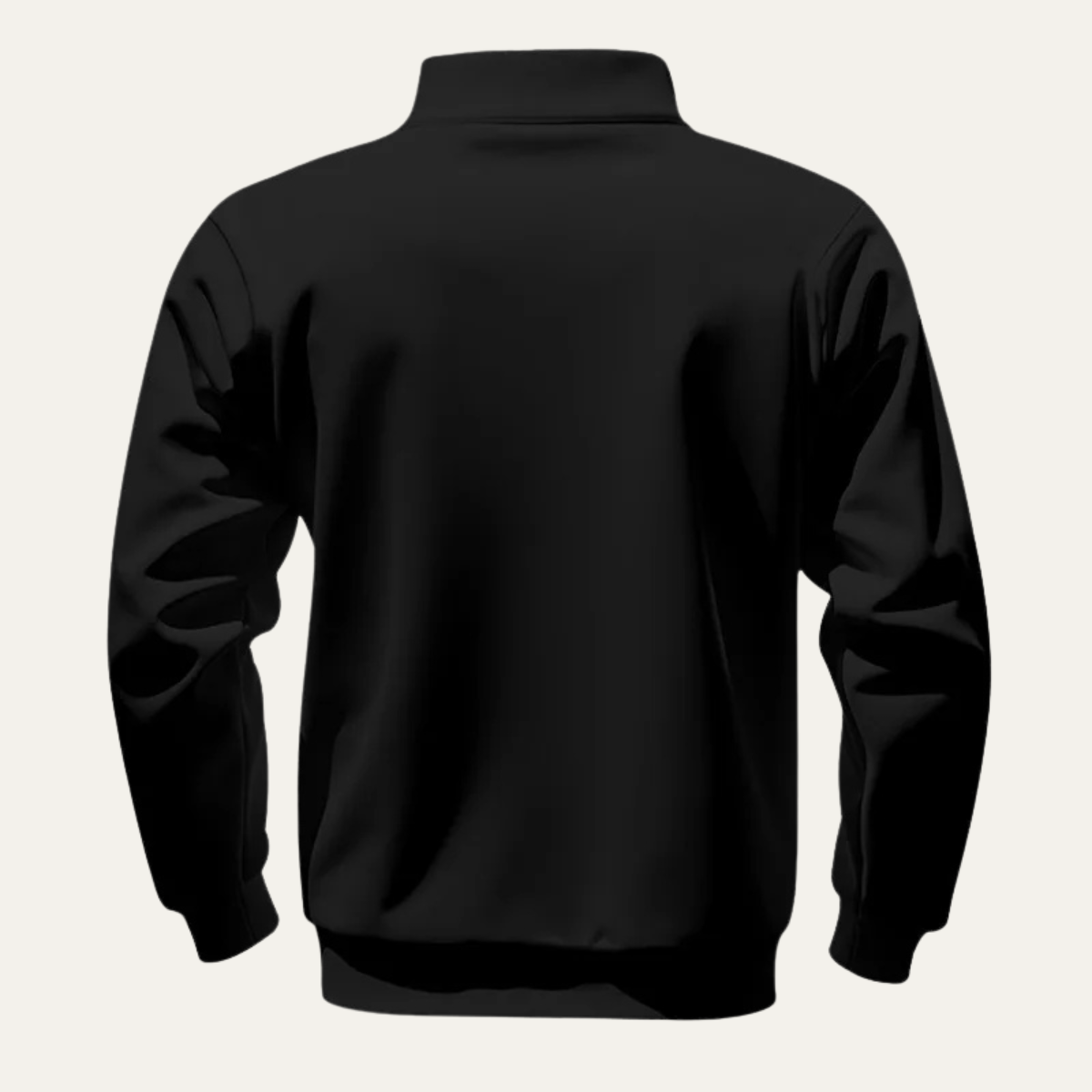 Cozy Men's Relaxed Fit Half Zip Crew Neck Sweater
