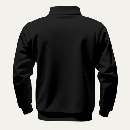 Cozy Men's Relaxed Fit Half Zip Crew Neck Sweater