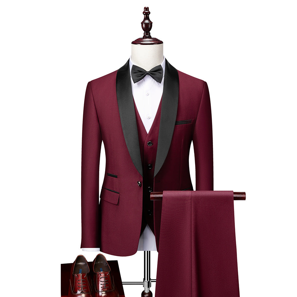 Classic 3-Piece Tailored Suit Set for Men