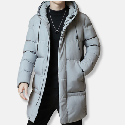 Warm Quilted Puffer Coat | Hooded Winter Jacket