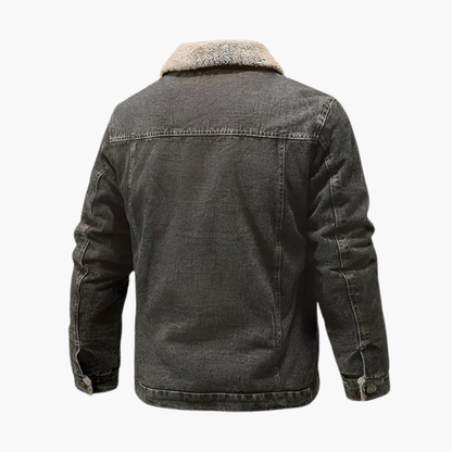 Warm Insulated Denim Jacket