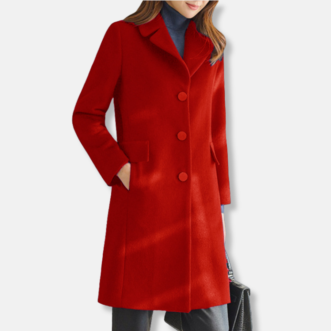 Classic Women's Fitted Trench Coat