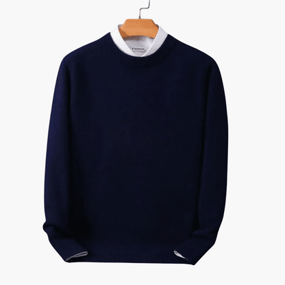 Cozy Mens Crew Neck Winter Sweater