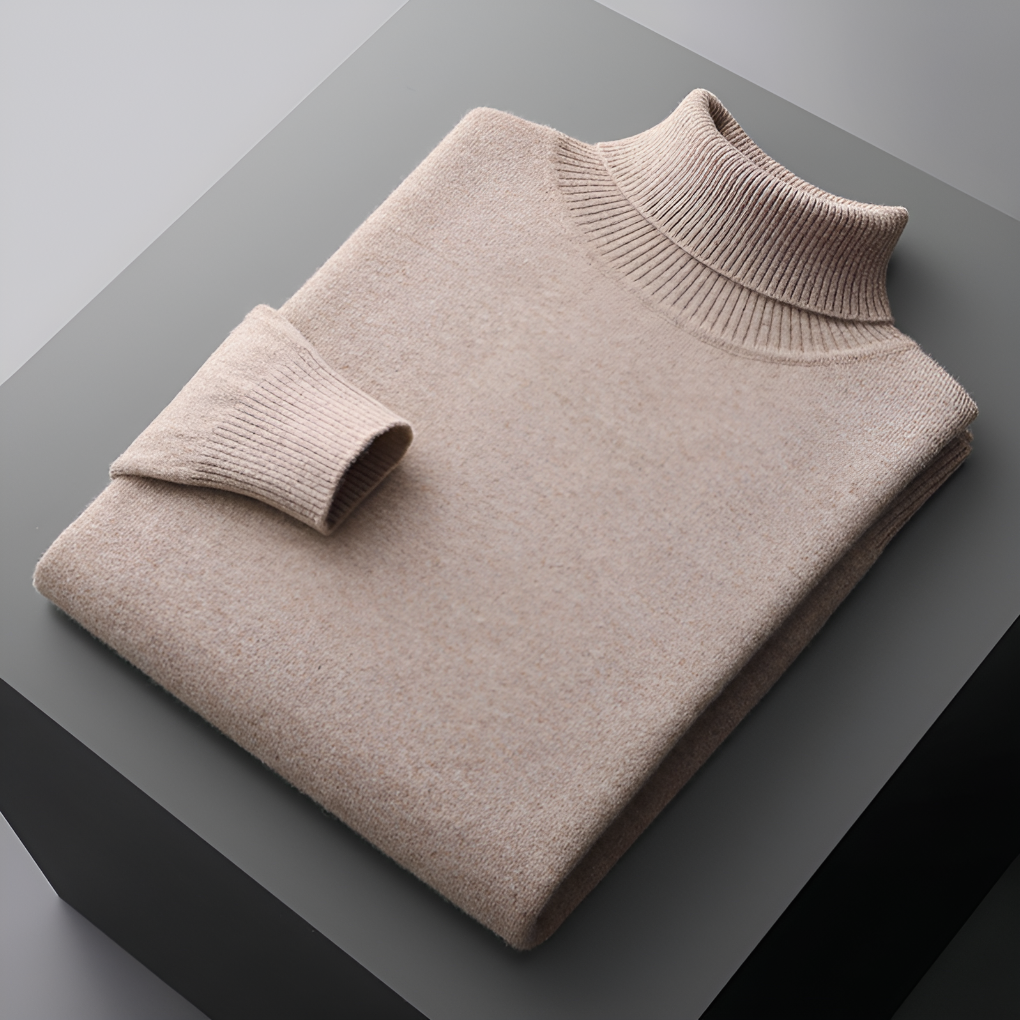 Luxury Soft Mens Wool Crew Neck Sweater