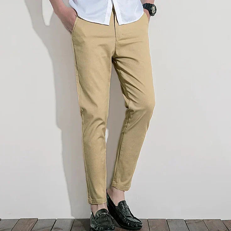 Mens Slim Fit Casual Chino Pants
