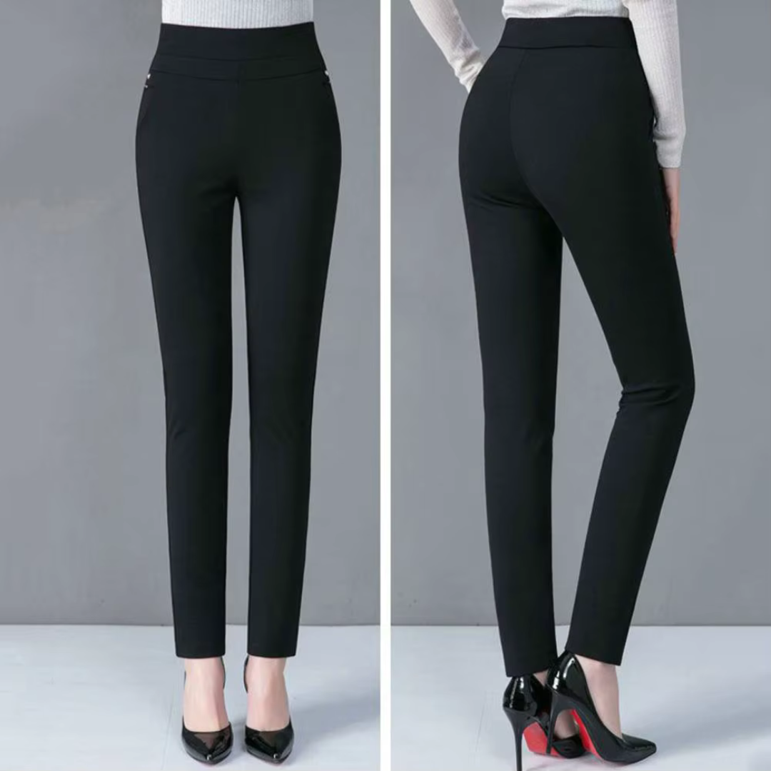 Elastic High Waist Comfort Pants