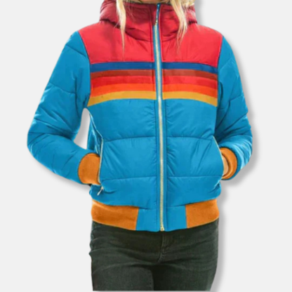 Warm Quilted Puffer Hooded Jacket