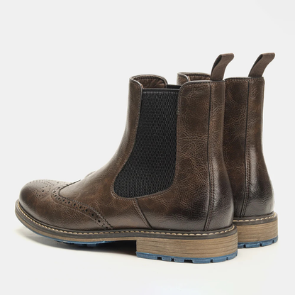 Timeless Men's Leather Ankle Boots