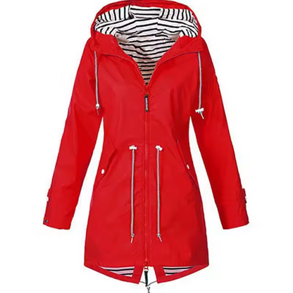 Waterproof Women's Hooded Rain Coat