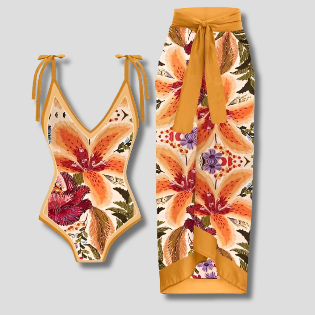 Classic Ruffled Women's Swimwear