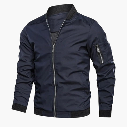 Slim Fit Men's Bomber Jacket Lightweight Comfortable