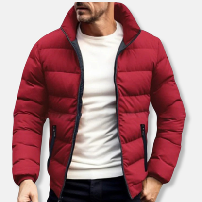 Warm Quilted Down Winter Jacket
