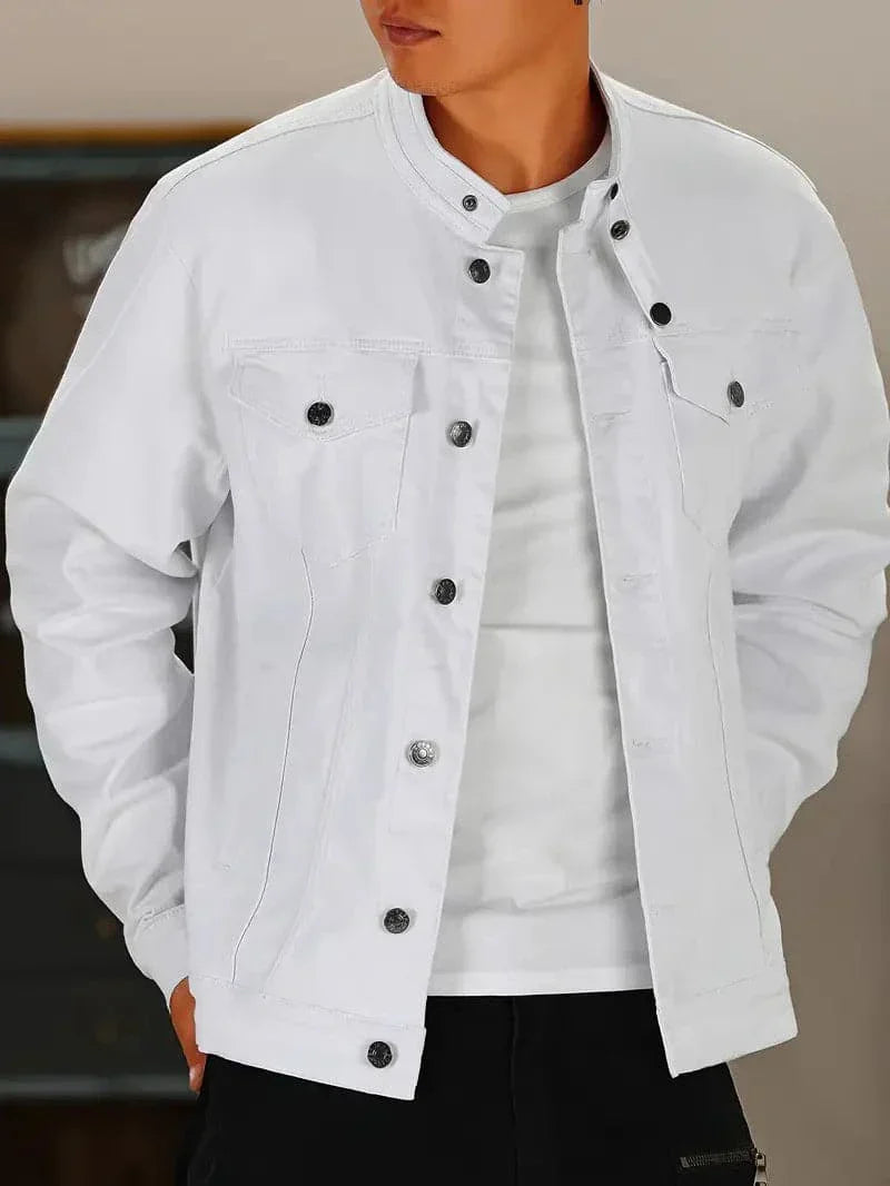 Classic Casual Denim Jacket for Men - EasyApparels