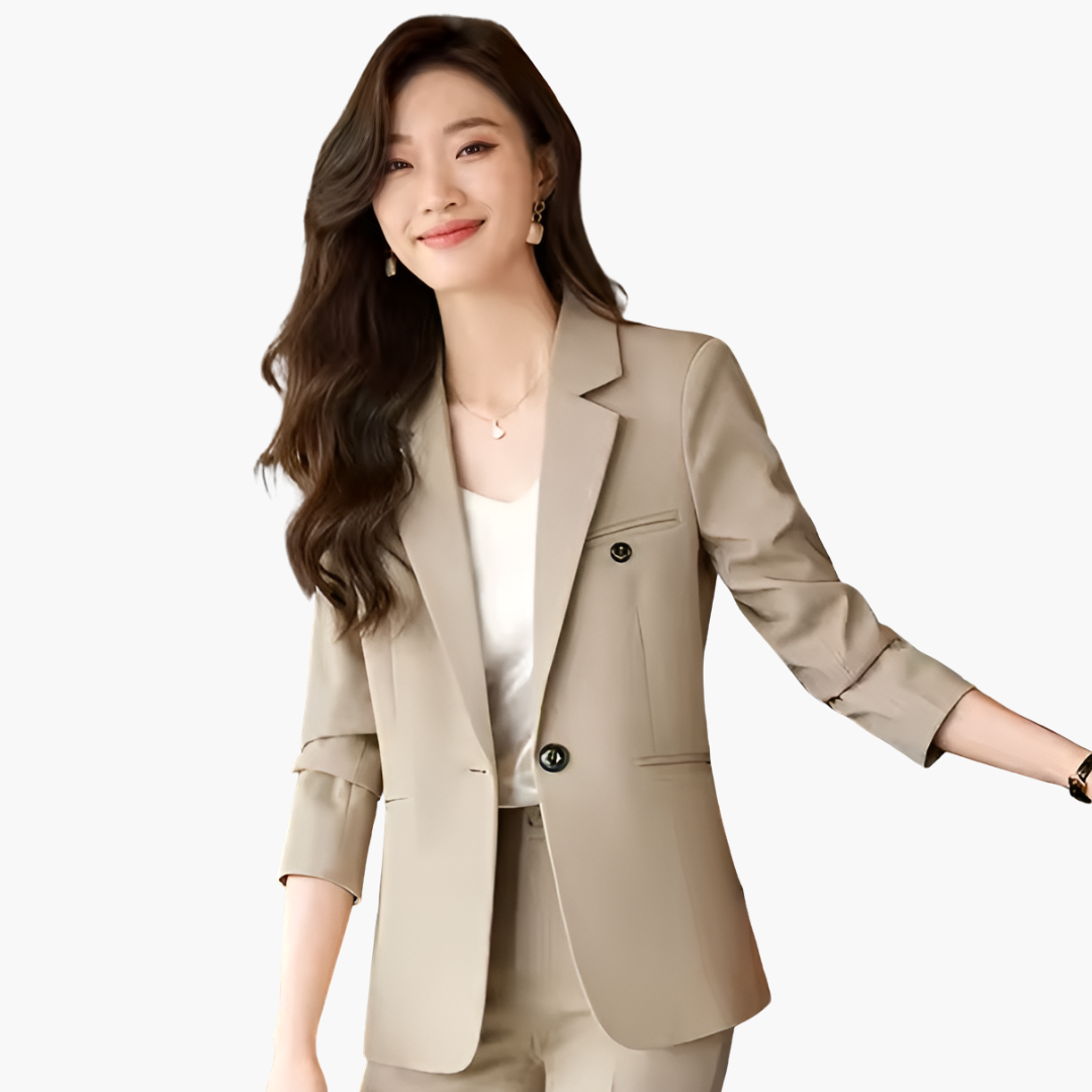 Classic 2-Piece Ladies Blazer Suit