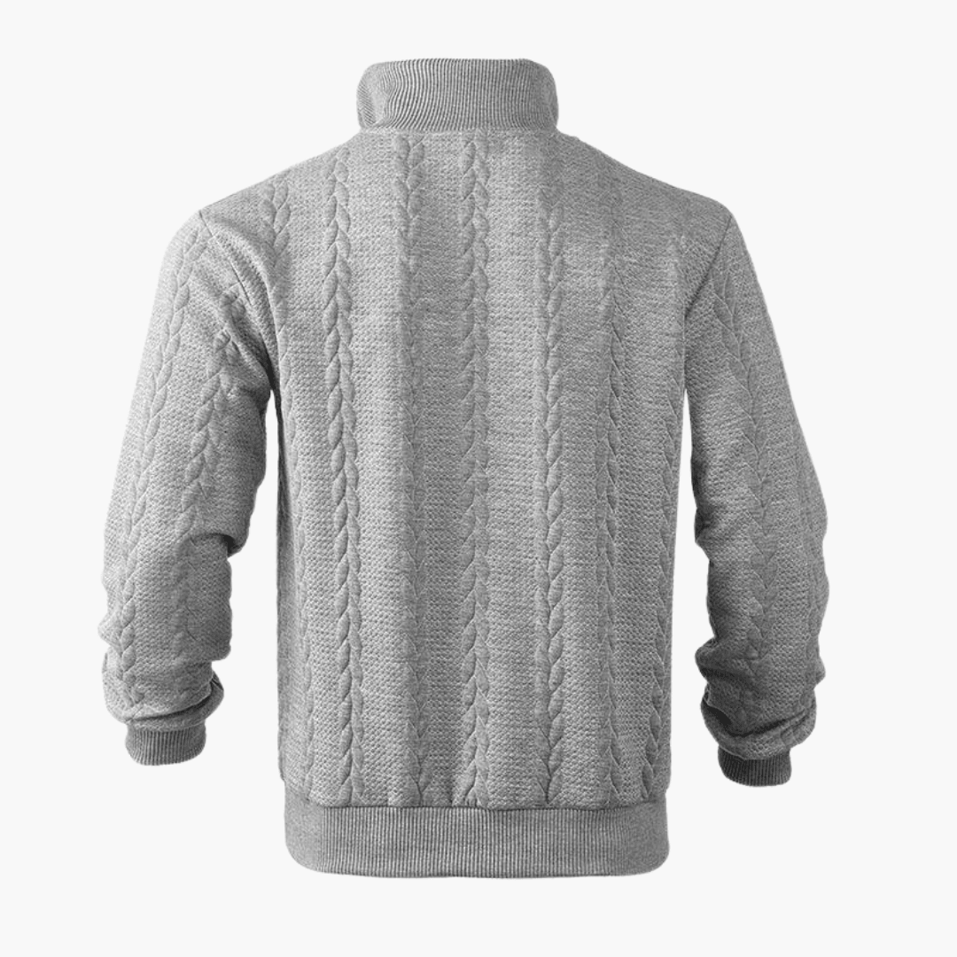 Classic Crew Neck Warm Sweater for Men