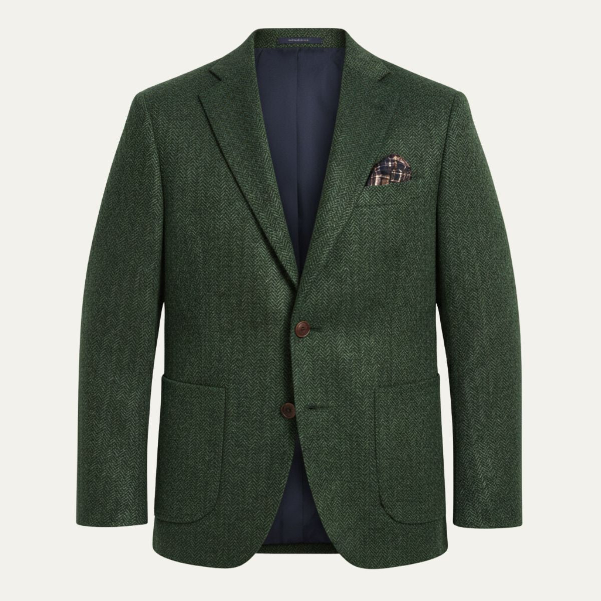 Classic Men's Tweed Blazer Jacket