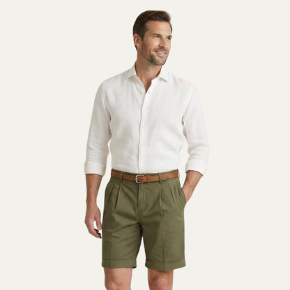 Classic Linen Shorts for Men