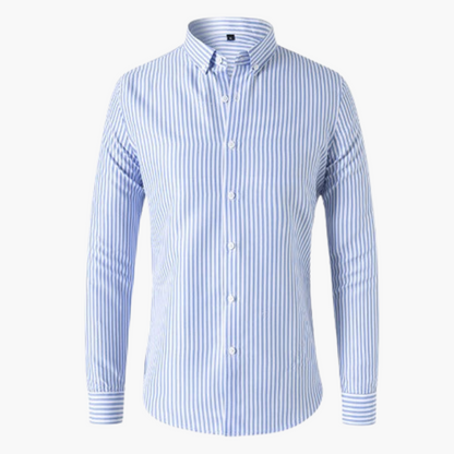 Classic Stripe Mens Button Down Shirt