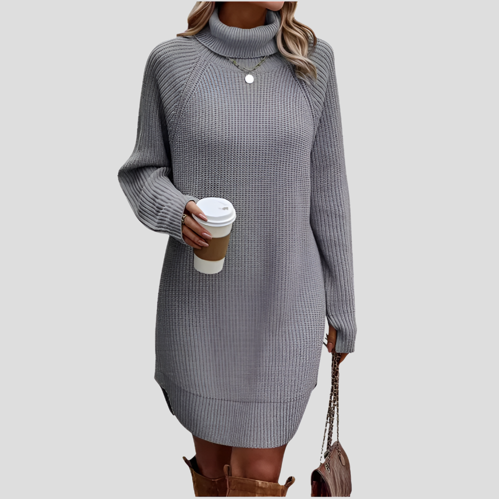 Chic Women's Knit Dress - Vossary