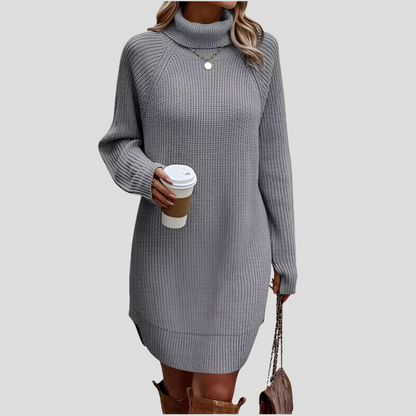 Chic Women's Knit Dress - Vossary