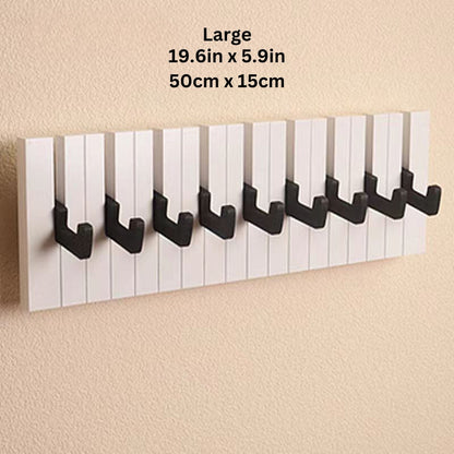 Musical Key Hook Coat Rack