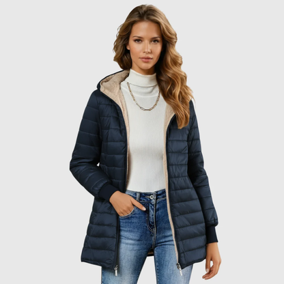 Warm Fleece Lined Winter Parka Coat