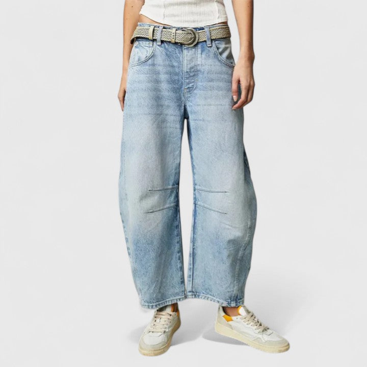 Relaxed Fit Wide Leg Rain Pants