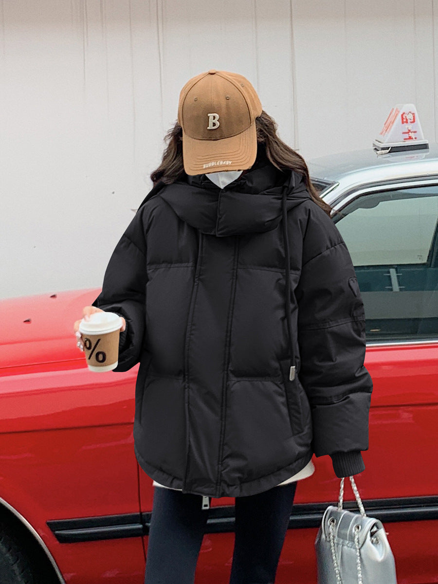 Cozy Women's Puffer Jacket - Short Fit, Everyday Wear