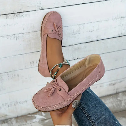 Soft Women's Moccasin Shoes with Arch Support