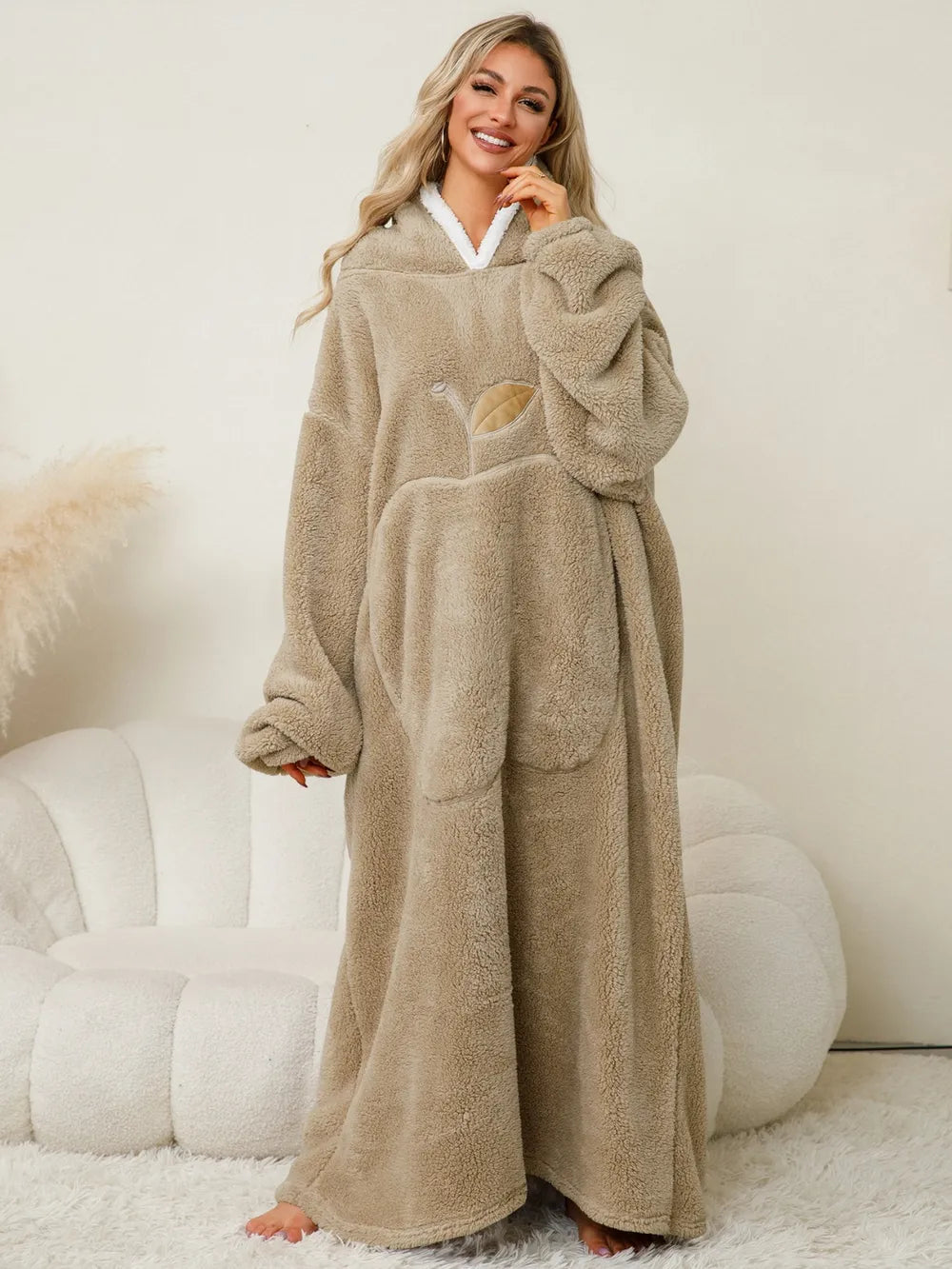 Comfy Pockets Hooded Sweat Dress