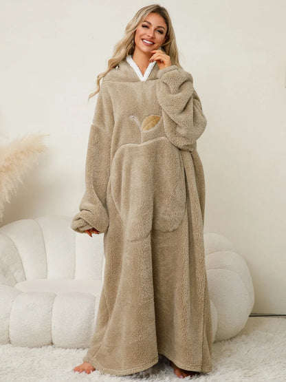 Comfy Pockets Hooded Sweat Dress