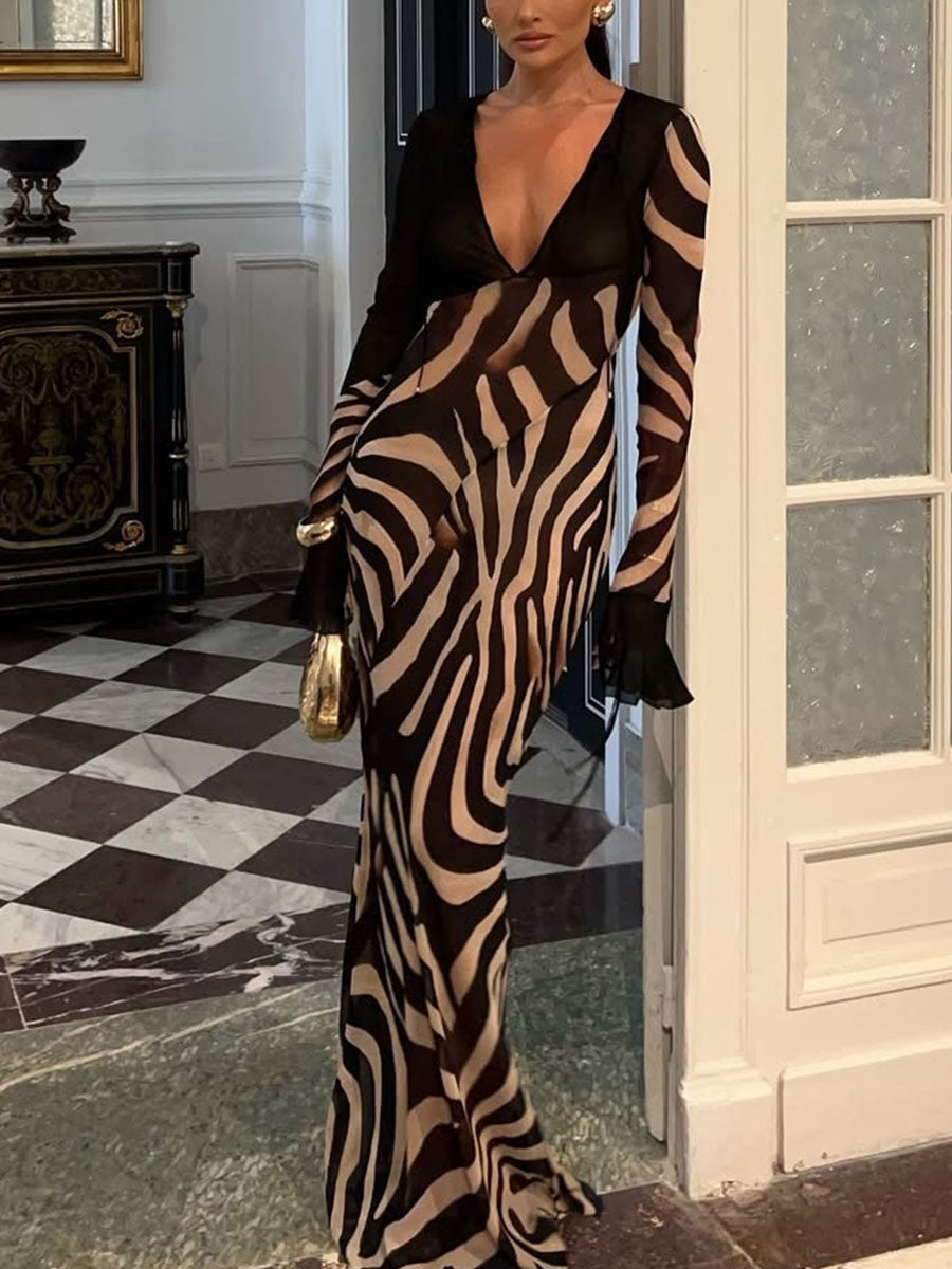 Elegant Floor Length Maxi Dress