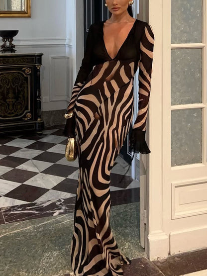 Elegant Floor Length Maxi Dress