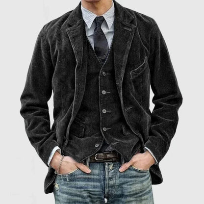 Classic Two Piece Suit Jacket Set