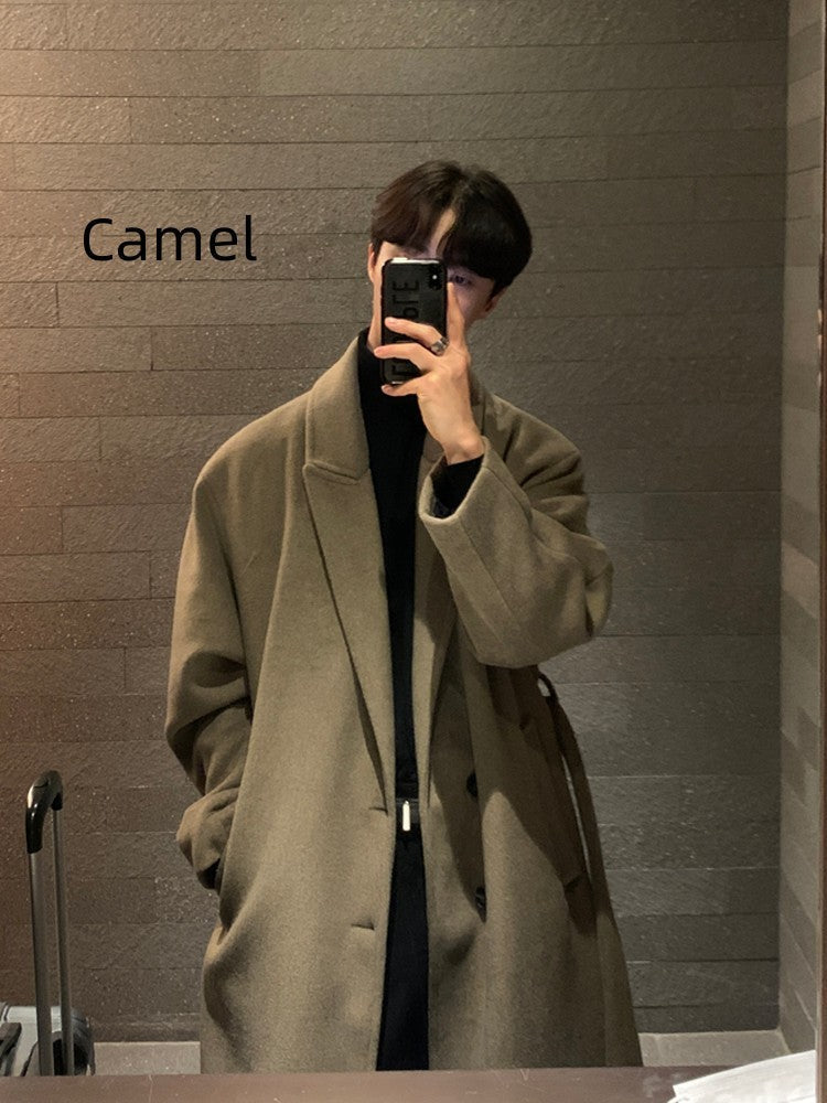 Classic Mens Waterproof Wool Coat