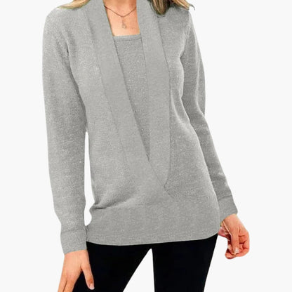 Ladies' Crew Neck Warm Winter Sweater
