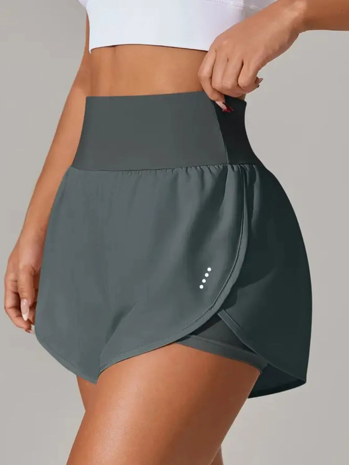 Comfortable Drawstring Fitness Shorts
