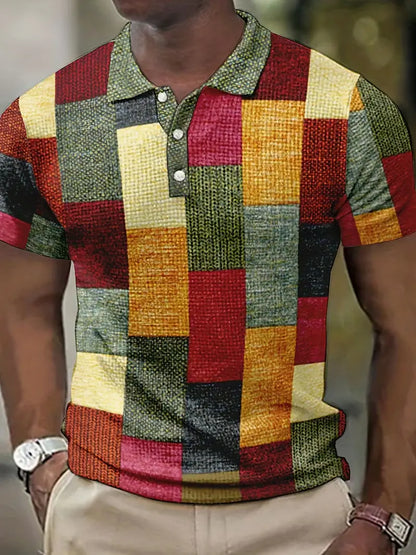 Relaxed Fit Short Sleeve Polo Shirt