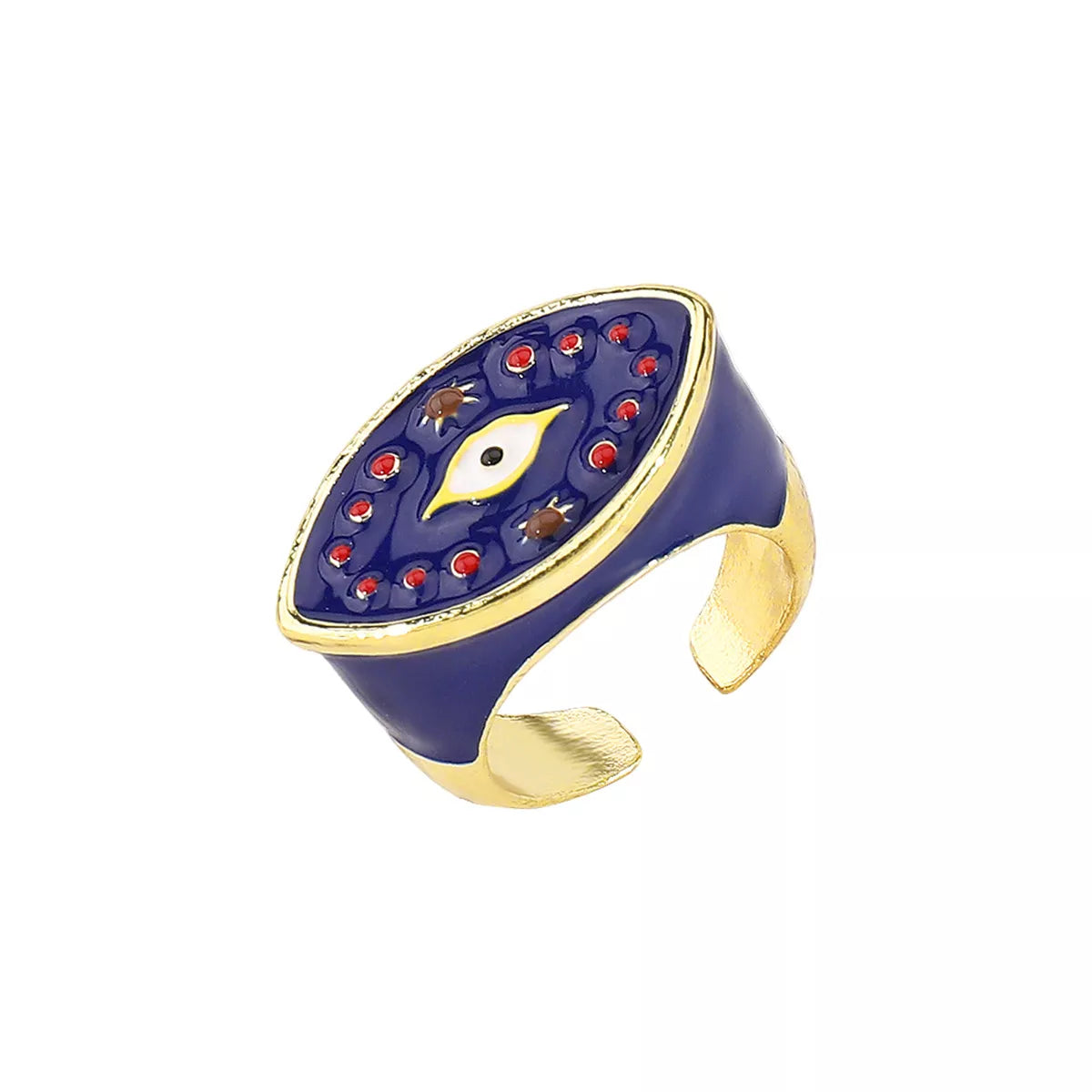 Luxury Gold Plated Open Style Ring