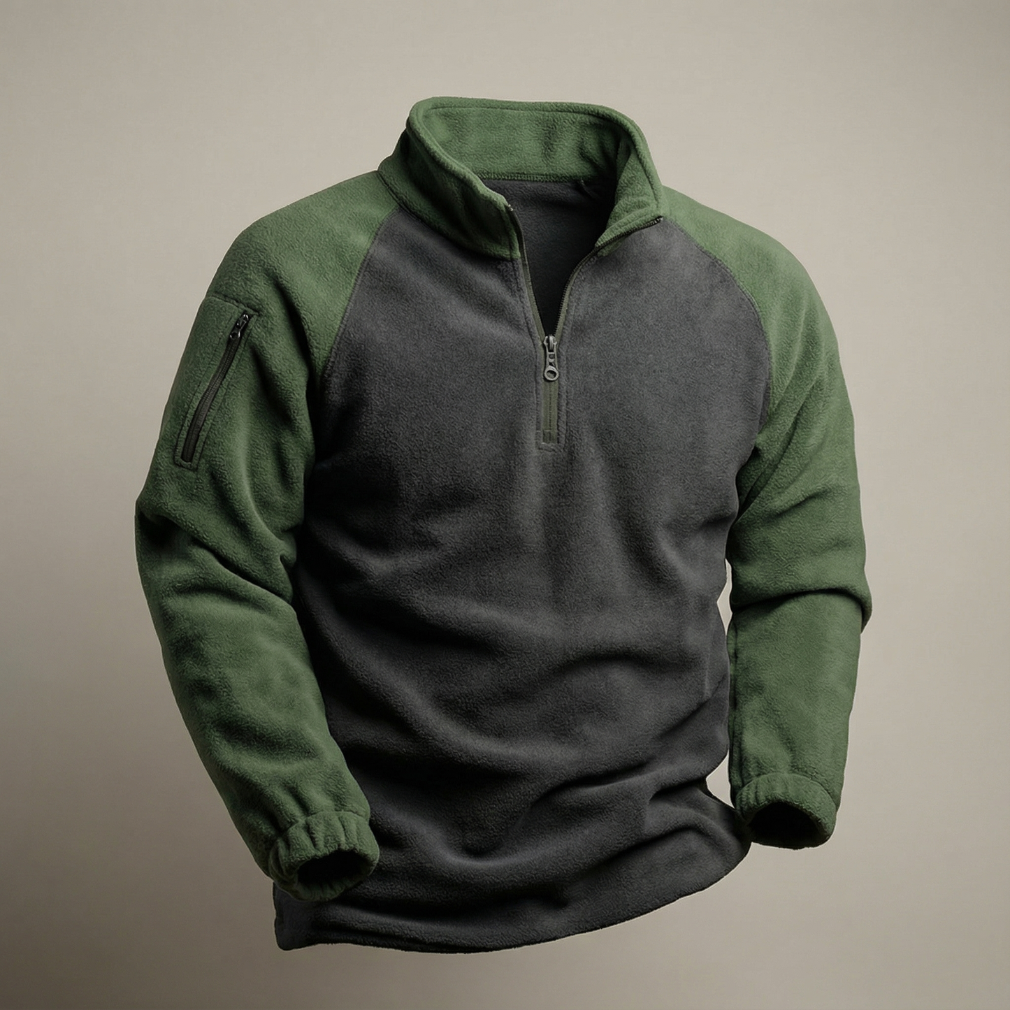 Warm Tech Fleece Quarter Zip Jacket