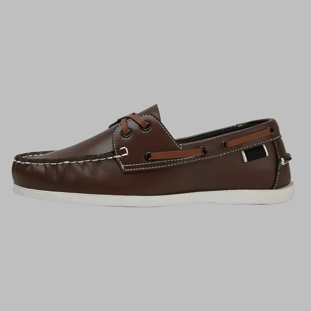 Classic Men's Ankle Lace Up Leather Boots - Vossary